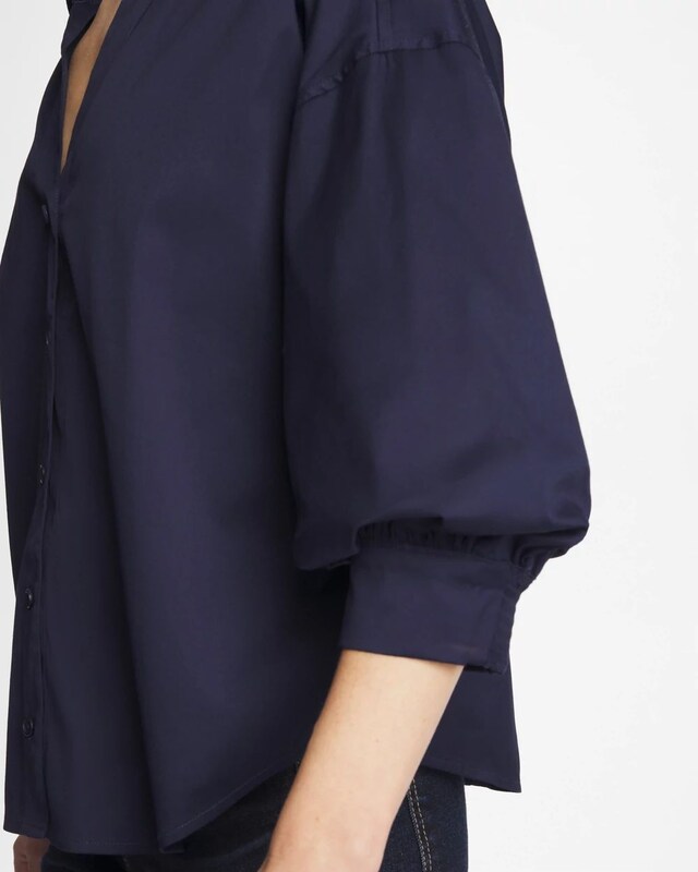 Poplin Billow Sleeve Blouse - image 4